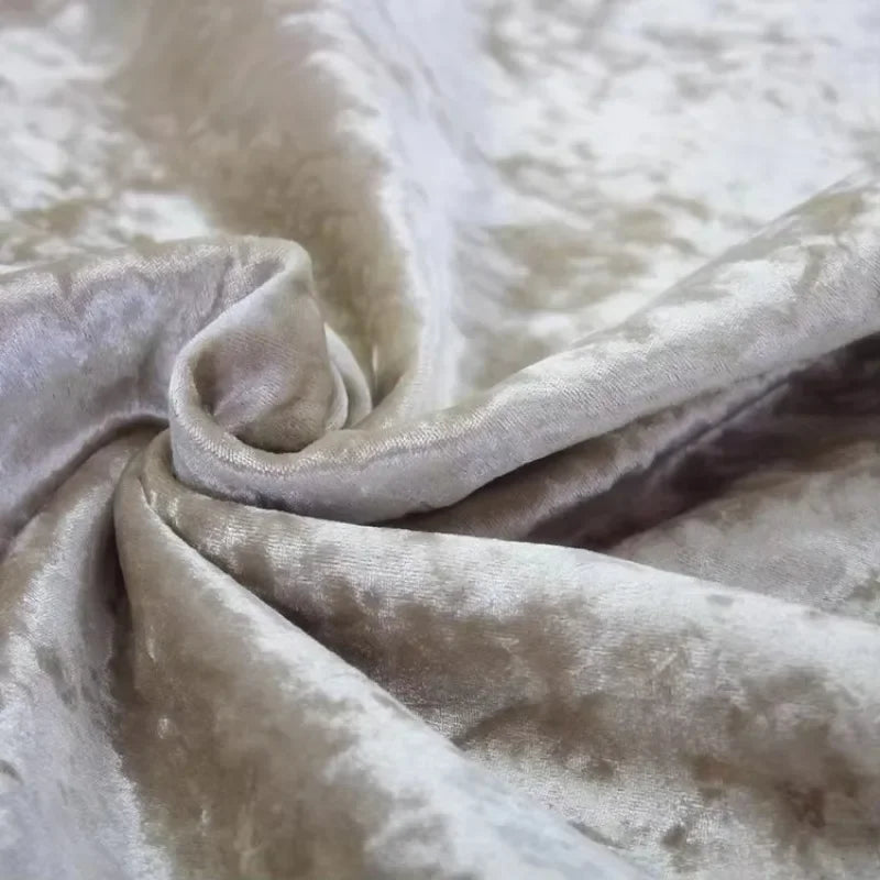 Thick Ice Flower Velvet Fabric - Soft Upholstery Material 150cm