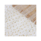 Tela de malla hexagonal dorada con estampado de lunares de 8 mm, tela de malla estampada para vestido de novia, falda, tela de malla de poliéster con lunares, nuevo modelo