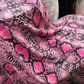 Serpentine Print Stretch Silk - Soft for Yoga Wear & Dance Clothing