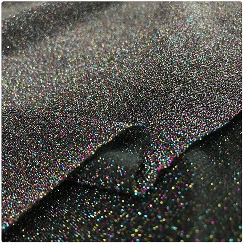 Gold And Silver Silk Fabric, Elastic And Soft, Colorful Mesh, DIY Handicraft Background, Stage Clothing, Wedding Decoration
