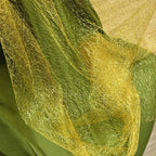 Delicate Gold Lurex Mesh Lace - Evening Dress Party Wedding Curtain DIY Fabric