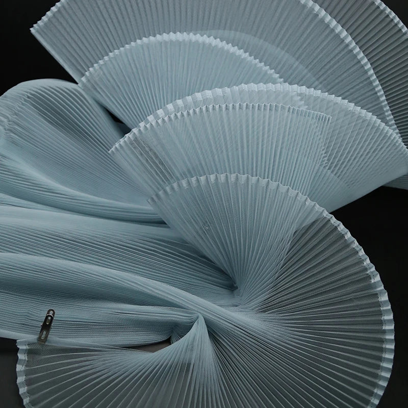 Hard mesh, large organ, hundred pleats, small pleats, fabric design, wedding decoration, space decoration, stage designer