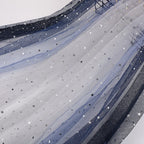 Gradual Starry Sky net fabric suitable for weddings  princess fairy dresses children's clothing and custom flower packaging