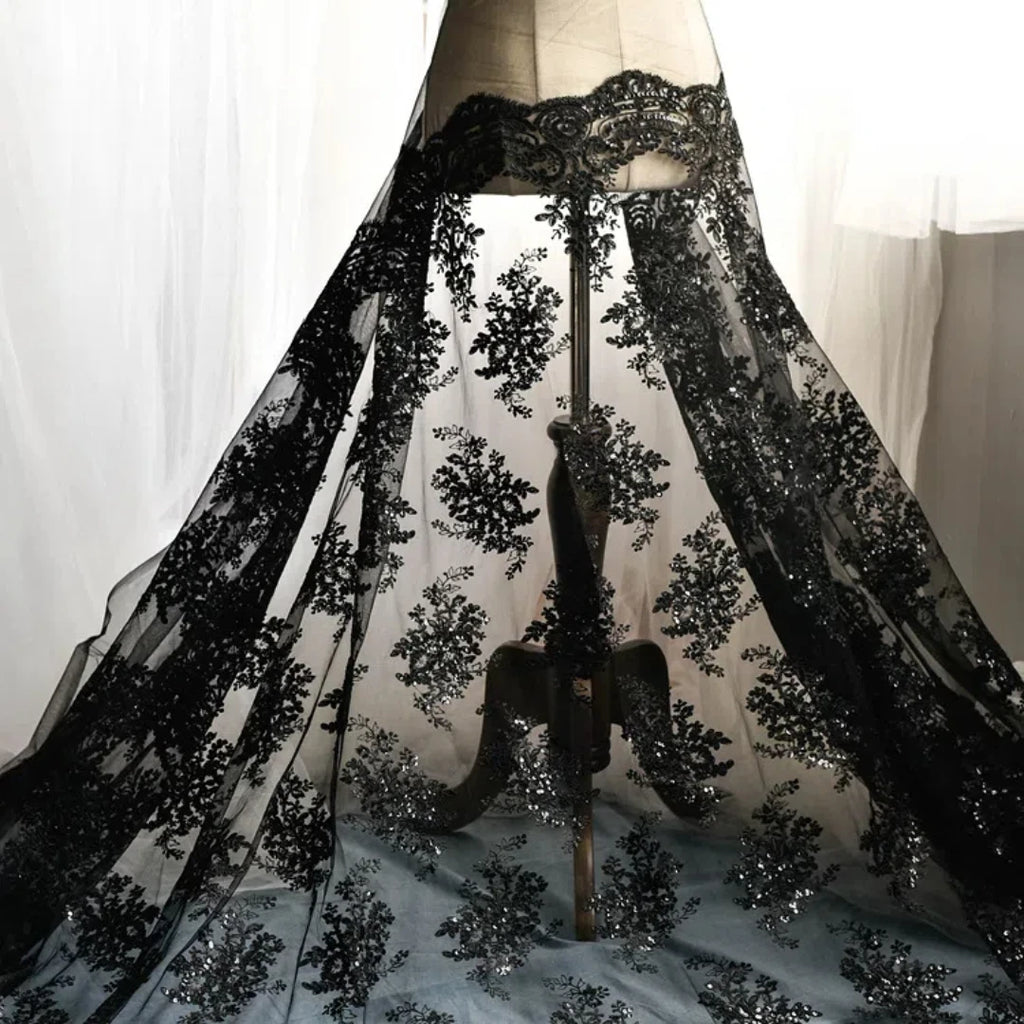 عظمة سيارة، خرز مطرز، رموش، دانتيل، دانتيل، صناعة يدوية، عروس، حجاب زفاف، إكسسوارات، قماش ستائر عصري