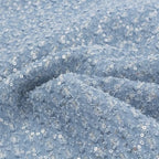 Tela vaquera lavada bordada con lentejuelas, tela gruesa cosida para abrigo, chaleco, pantalones, conjunto informal, sombrero, bolso, telas para coser