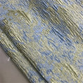 Gold Thread 3D Relief Artistic Print Clothing Fabric - Dress Evening Gown Coat Designer