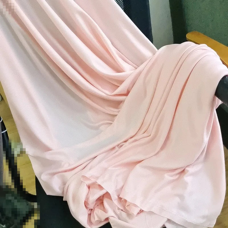 Orange Yellow Gold Coffee Milk Silk Stretch Fabric Roll Width 150cm for Wedding Home Decor Backdrop Drape Goblet Garment