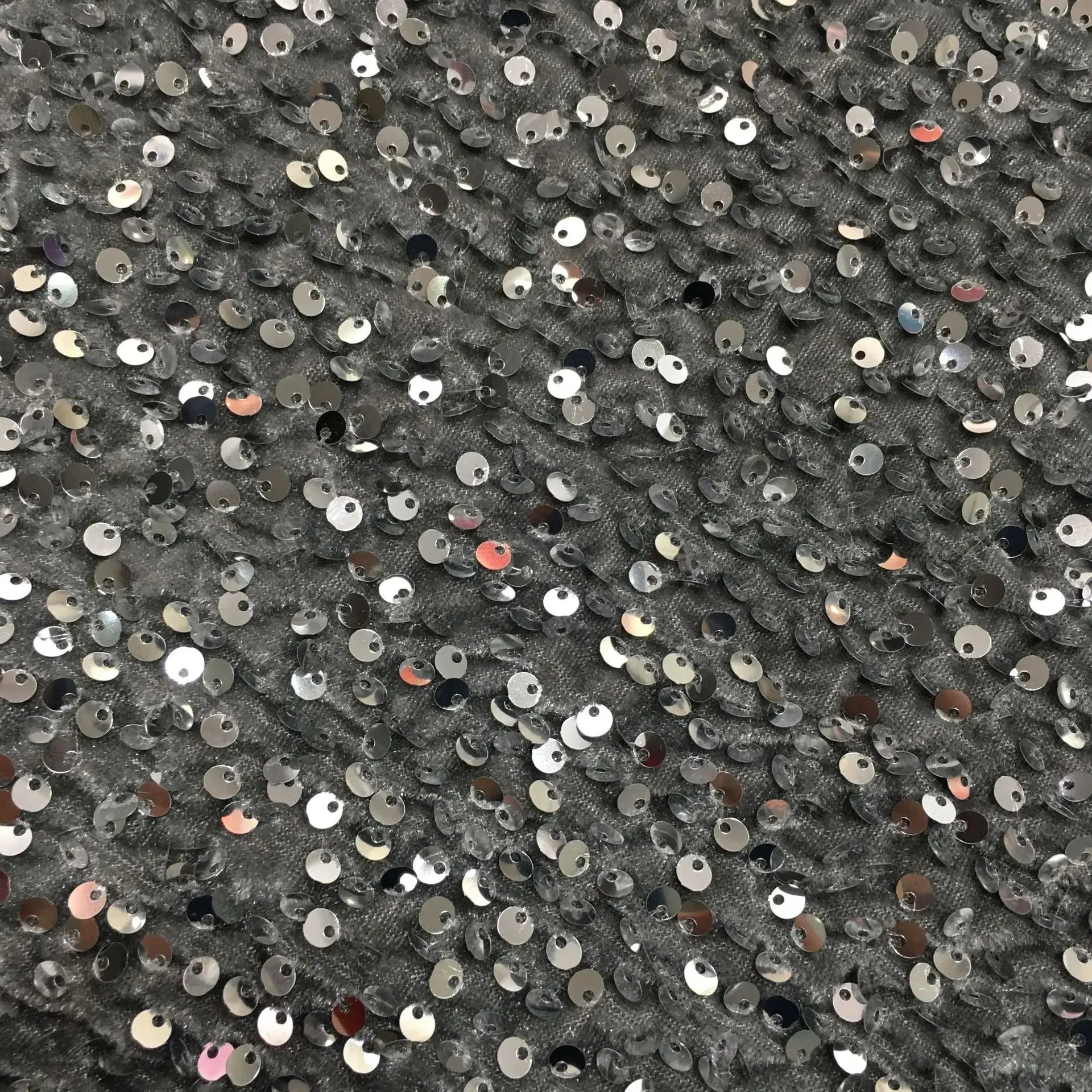 Tela de terciopelo de 32 colores, con lentejuelas de 3 mm, para vestidos de noche, trajes de escenario, manteles, sombreros y accesorios.