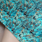 Metallic Woven Jacquard Fabric With Graffiti Pattern For Cheongsam Creative Clothing Design And Fashion Photo Backgrounds