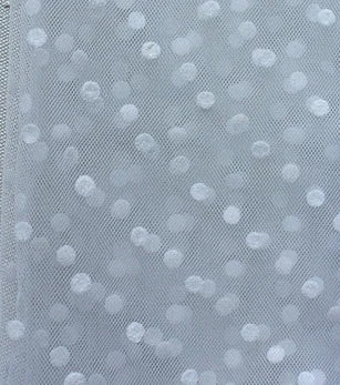 Bridal Veil Mesh Round Dot Wave Dot Headband Material Fluffy Skirt Fabric Top Hat Veil For Weddings And Special Occasions