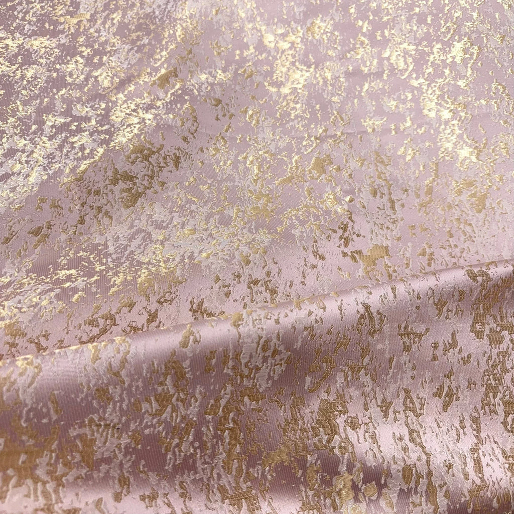 قماش جاكار مطلي بالذهب - خامة سترة صلبة 145 سم