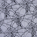 قناع عيد الميلاد من نسيج شبكي ناعم من العنكبوت الأسود، غطاء رأس شبكي، قبعة، مادة للملابس والأزياء وتصميم الأزياء