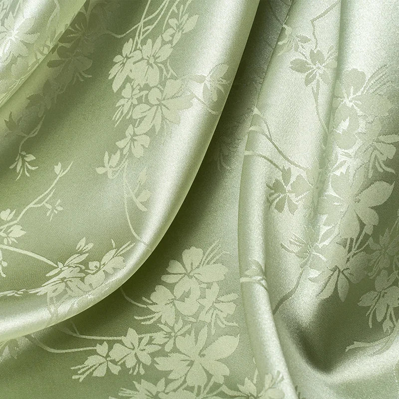 قماش ساتان أسيتات مقلد ناعم من الجاكار - خامة فاخرة، 145 سم