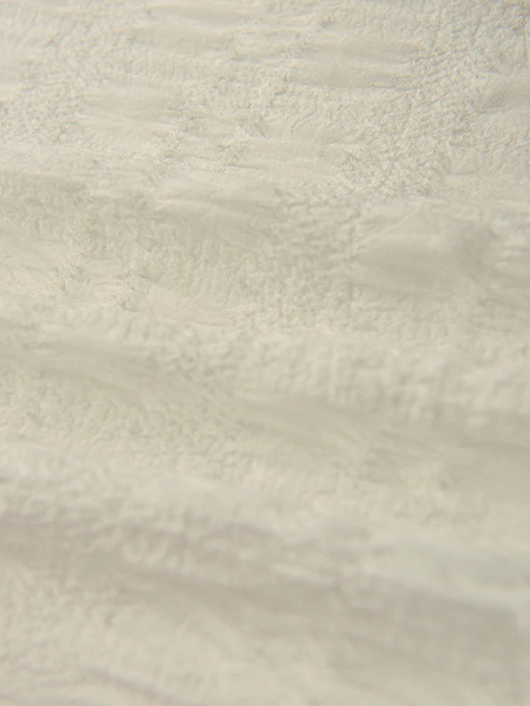 Children's Yellow Small Flower Beige Solid Color Woven Polyester Fiber Jumpsuit Long Skirt Cheongsam Curtain Fabric Top