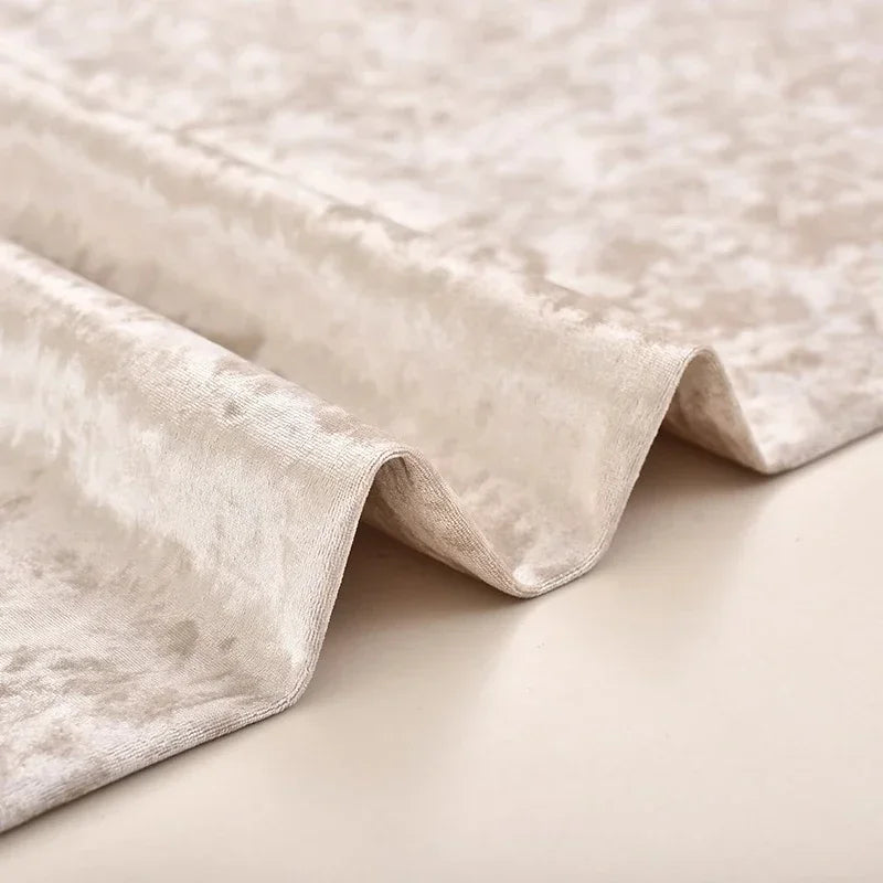 High End Thick Ice Flower Velvet Fabric - Headboard Sofa Material 150cm