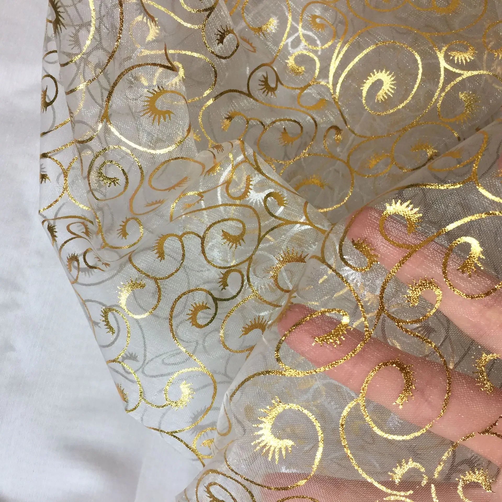 فستان زفاف حريري سهرة من يوجين لتصفيف الشعر، مصنوع من قماش تغليف فضي متين وسهل التنظيف، مصنوع يدويًا من قماش عيد الميلاد