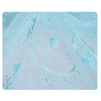 Multicolor 3D Embroidered Lace Mesh Fabric - Wedding Gown Material