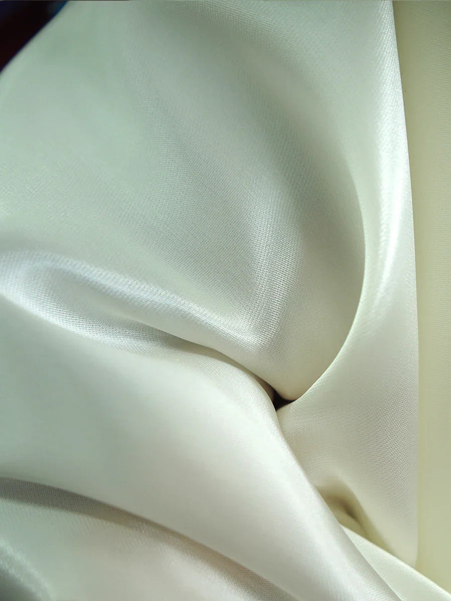 TR Satin Fabric - Liquid Organza Glow Lustrous Wedding Dress Material