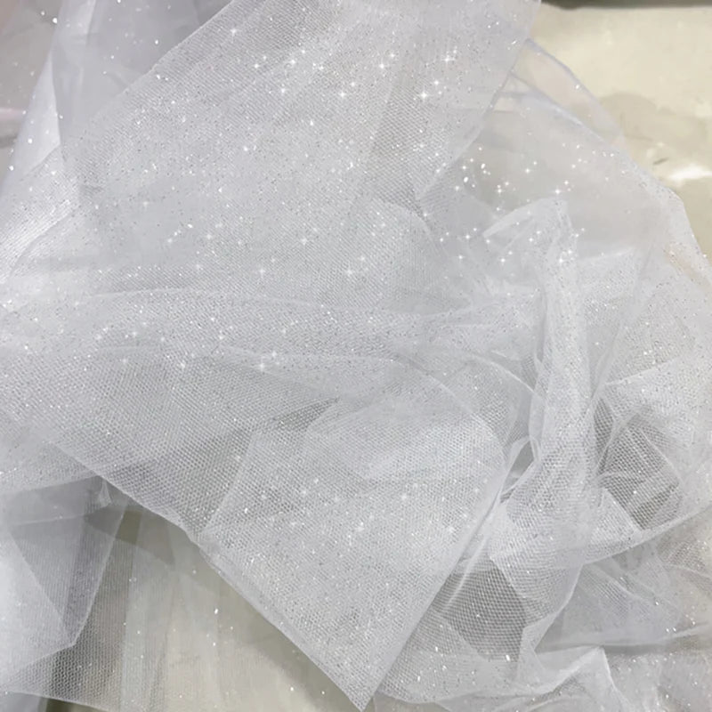 Blue Red Sequin Tulle - Sparkling for Wedding Veils & Children's Dresses