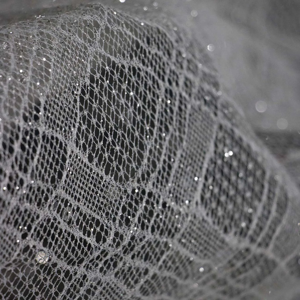 Stripe design mesh sewing high-end fashion wedding dress shiny sequin evening dress fabric