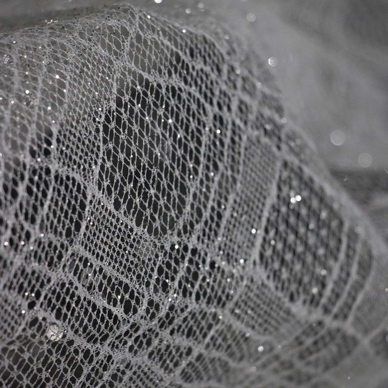 Stripe design mesh sewing high-end fashion wedding dress shiny sequin evening dress fabric