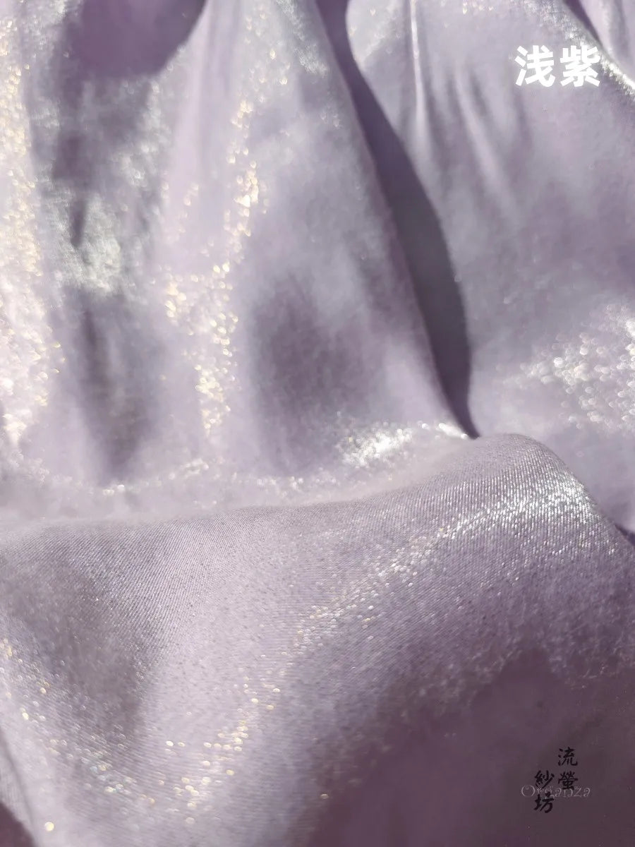 Gold Powder Flowing Light Cotton Satin - Stage Performance & Hanfu Dress