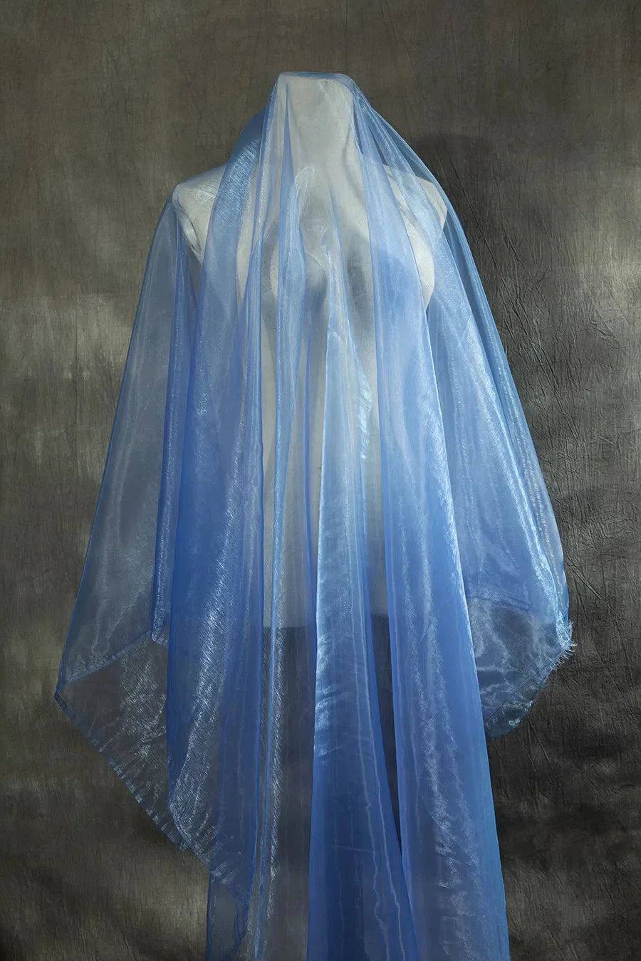 Iridescent Gradient Organza Mesh Fabric - Fairy Gold Sheer Material 150cm