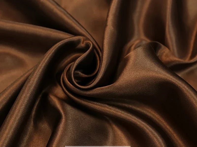 Tissus Simulated Silk With Light Satin Cloth Wholesale Wedding Dress Wedding Pajamas Homewear Lining Eye Mask Shower Cap Fabric