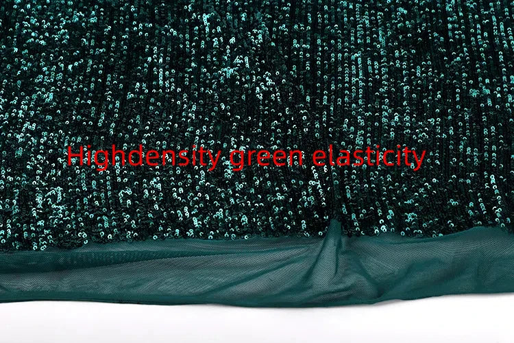 قماش شريطي مستقيم من الترتر عالي الكثافة 3 مم، أسود، ذهبي، أخضر، أزرق داكن، عرض 1.2 متر، معلق، خيط سميك، غير معقوف