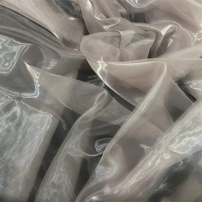 Vestido de hilo ligero de malla suave con agua líquida, tela Hanfu Super Fairy DIY, diseño de perspectiva de hilo fluido para boda