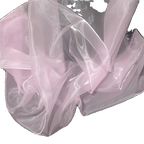 Vestido de hilo ligero de malla suave con agua líquida, tela Hanfu Super Fairy DIY, diseño de perspectiva de hilo fluido para boda