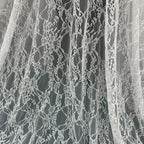 قماش دانتيل بيج أنيق فائق النحافة لفستان الزفاف ونصف التنورة (بطول 3 أمتار)