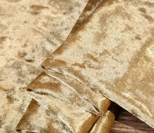 Golden Diamond Velvet Fabric Glossy Velvet Thickened Elastic Velvet Clothing Sofa Pillows Sewing Clothing Fabric