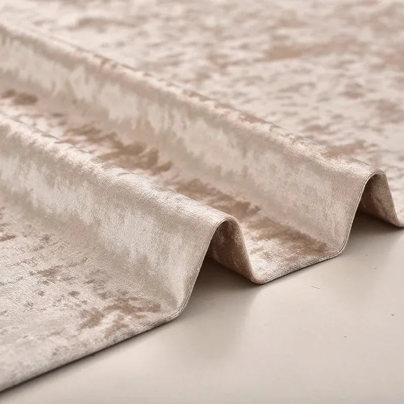 High End Thick Ice Flower Velvet Fabric - Headboard Sofa Material 150cm