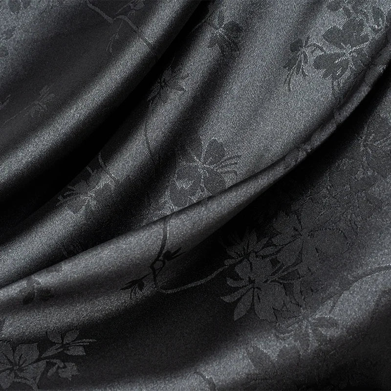 قماش ساتان أسيتات مقلد ناعم من الجاكار - خامة فاخرة، 145 سم