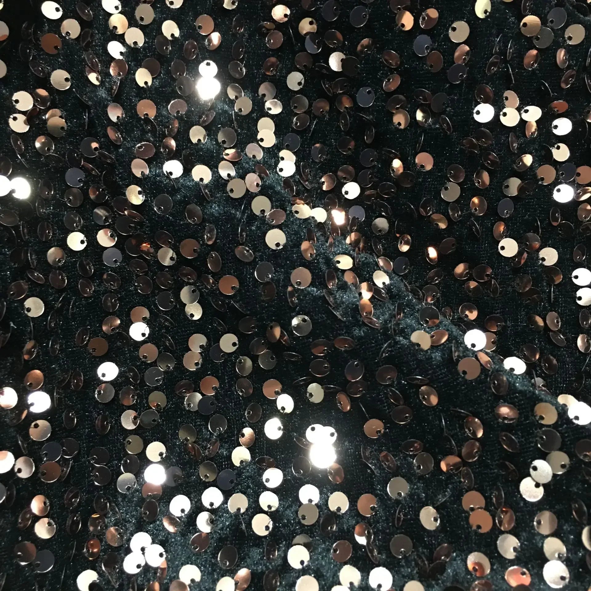 Tela de terciopelo de 32 colores, con lentejuelas de 3 mm, para vestidos de noche, trajes de escenario, manteles, sombreros y accesorios.