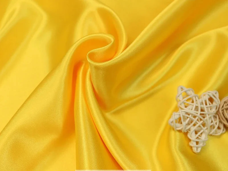 Tissus Simulated Silk With Light Satin Cloth Wholesale Wedding Dress Wedding Pajamas Homewear Lining Eye Mask Shower Cap Fabric