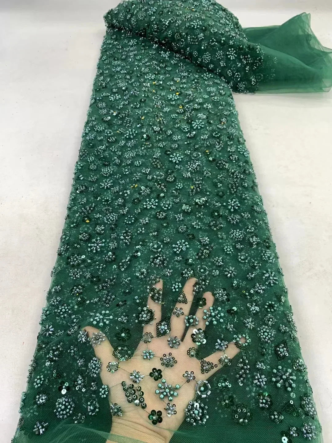 Tubo de cuentas brillantes y exquisitas de 23 colores para bordar uñas, flores tridimensionales, lentejuelas, tela para coser vestidos de noche.