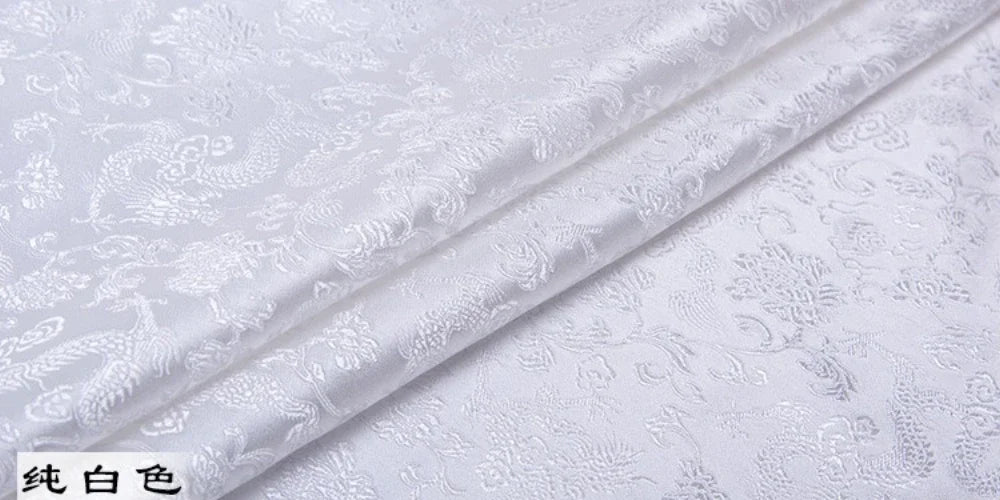 Lujosa tela de brocado jacquard con diseño de dragón, con motivos regio, material de primera calidad, para vestidos, chalecos y abrigos, confección artesanal, diseño tradicional, textil.