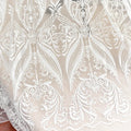 European Embroidered Lace - Elegant for Wedding Dress & DIY Projects