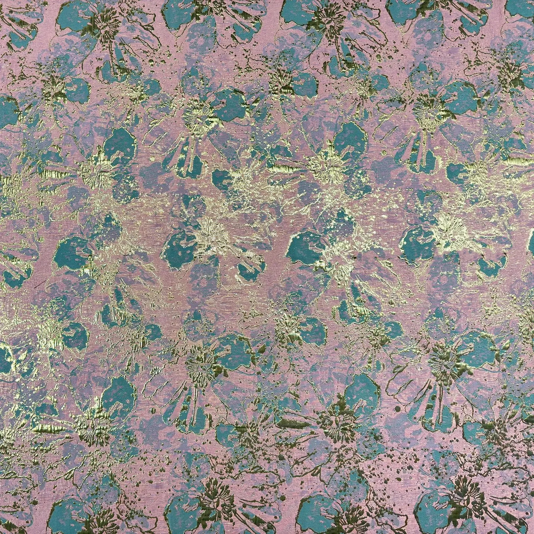 قماش فاخر من الجاكار مطبوع عليه بالحرارة، تنورة منفوشة، سترة واقية من الرياح، سجادة شاي، قماش بروكيد منسوج أنيق