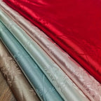 Tela cheongsam estilo chino Jacquard DIY seda satén acetato seda simulada cara de caballo falda material de ropa nuevo