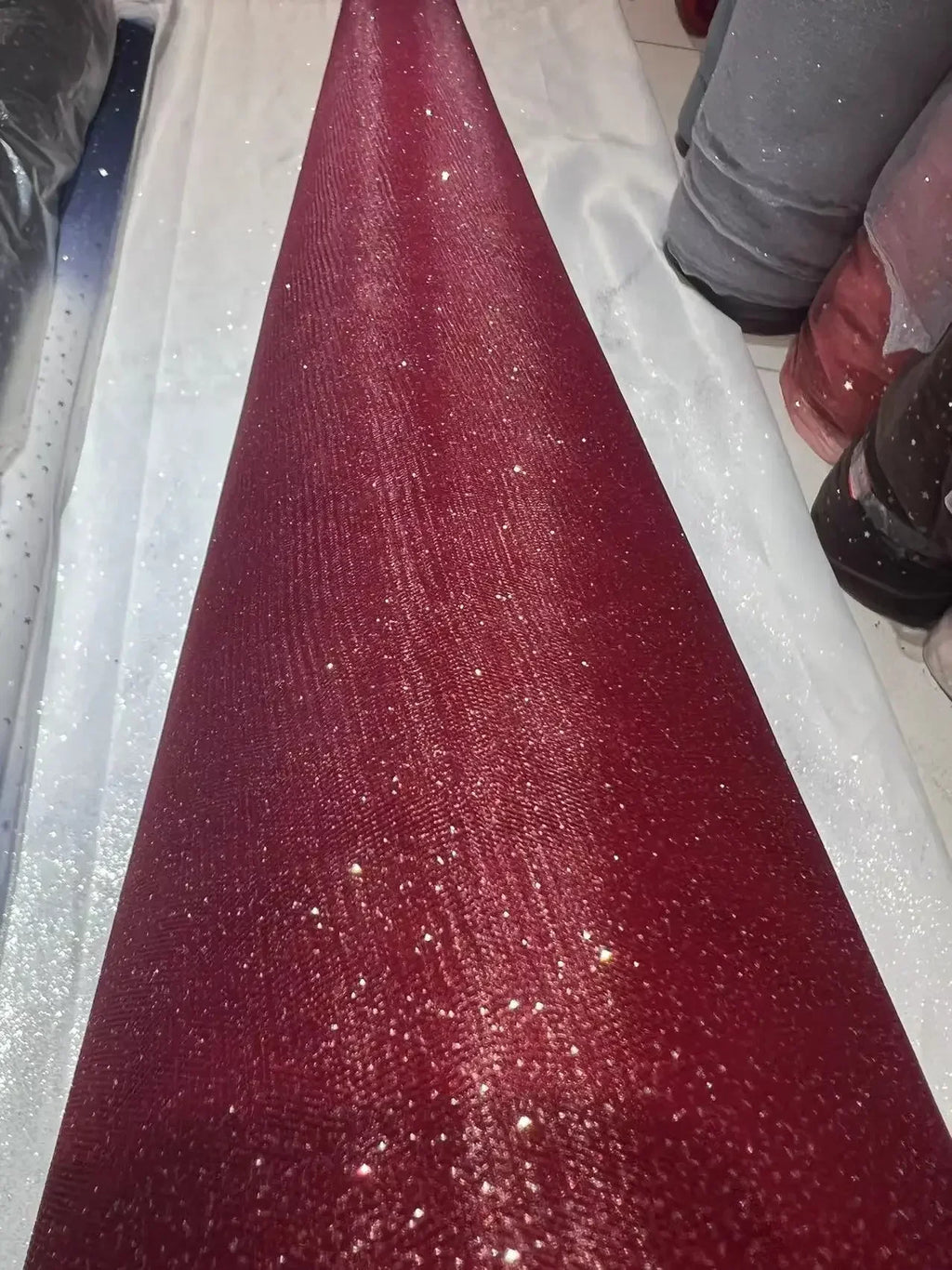 Soft Mesh Gold Powder Tulle - Evening Dress DIY Decoration Fabric