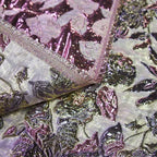 Embossed Double Gold Silk Clothing Jacquard Fabric - Evening Dress Material 130cm