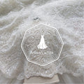 Luxury Handmade Bead Shawl Sequin Embroidery White Lace - Wedding Dress