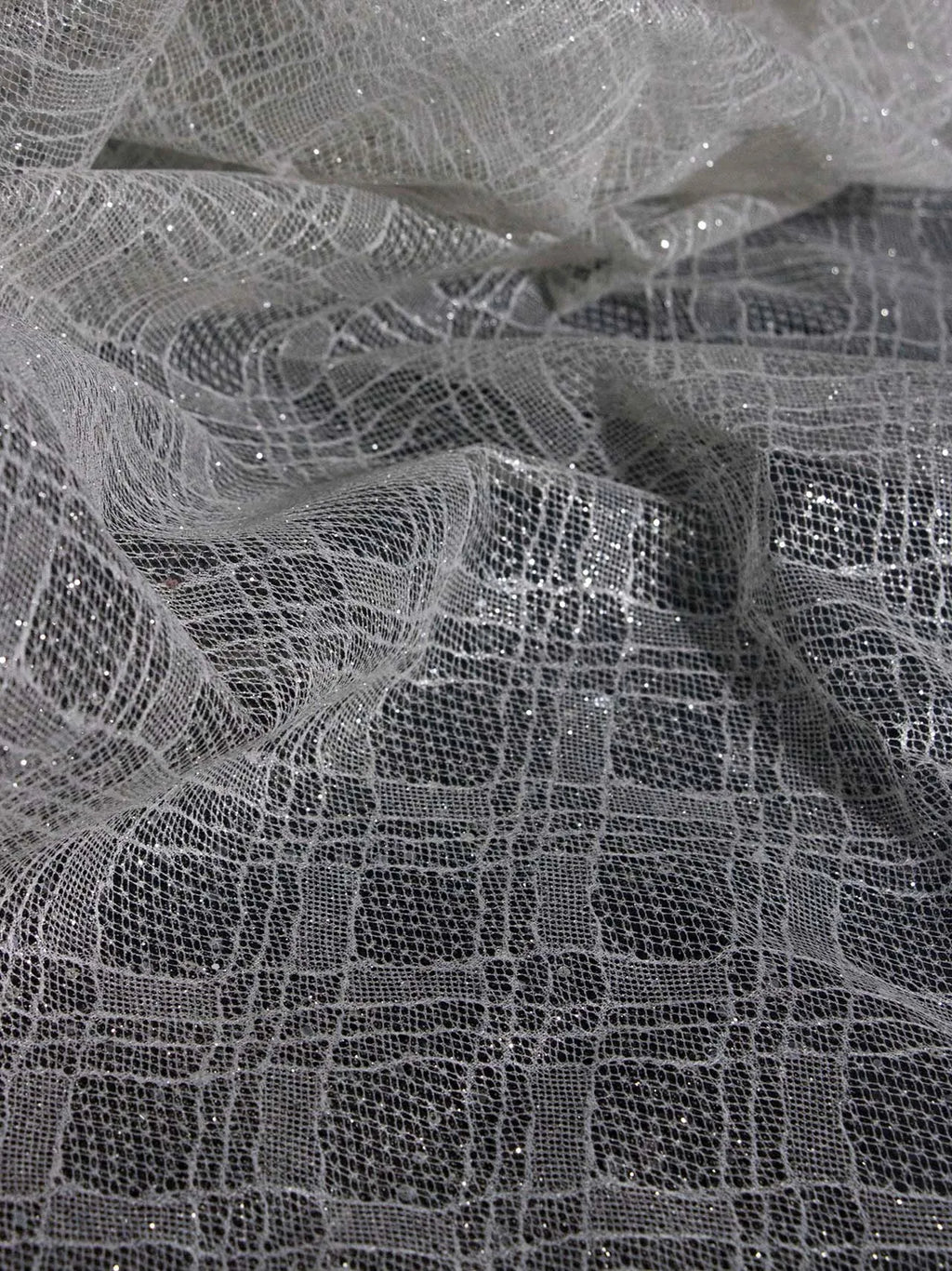 Stripe design mesh sewing high-end fashion wedding dress shiny sequin evening dress fabric