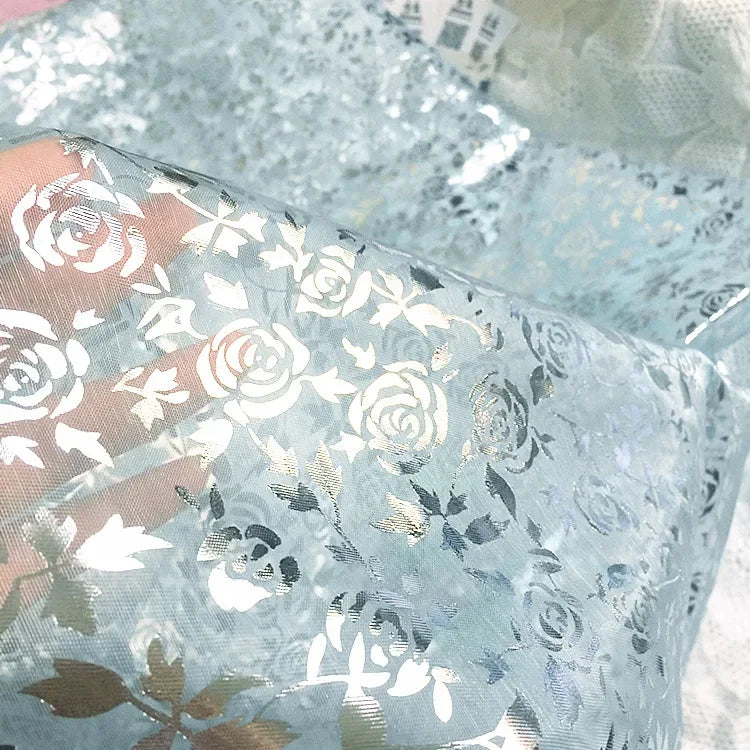 فستان زفاف حريري سهرة من يوجين لتصفيف الشعر، مصنوع من قماش تغليف فضي متين وسهل التنظيف، مصنوع يدويًا من قماش عيد الميلاد