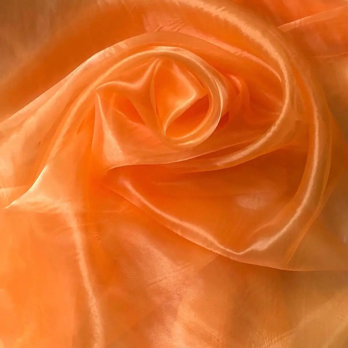 Transparent metallic organza fabric suitable for weddings formal gowns party decorations and bow decorations