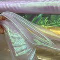 Mermaid Iridescent Gradient Tulle - Sheer Shimmer for Bridal & Wedding Décor