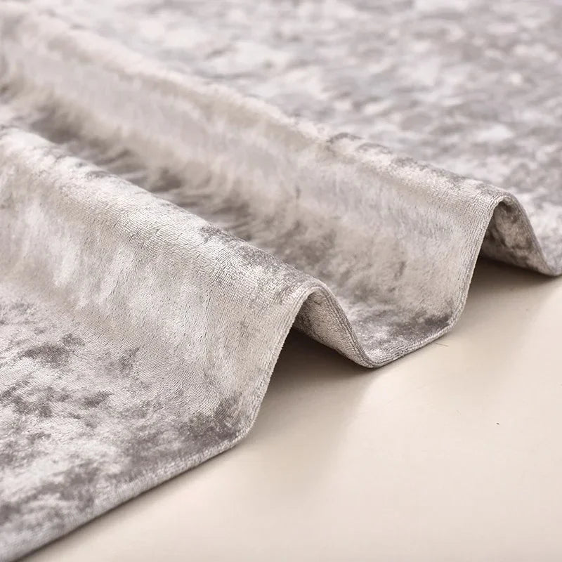 Thick Ice Flower Velvet Fabric - Soft Upholstery Material 150cm